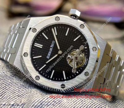 Fake Audemars Piguet Royal Oak AP Tourbillon Gold Face Watch For Sale